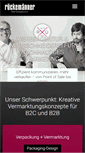 Mobile Screenshot of dierueckemaenner.de